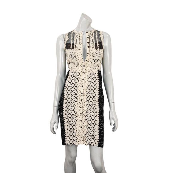 Beguile By Byron Lars Women's Lasercut sheath pencil Dress size 0 - Picture 2 of 11